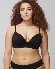 BLACK - Wireless Push-Up Bra | Soma