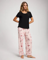 BE MINE PRETTY PINK - Short Sleeve + Pant Pajama Set | Soma