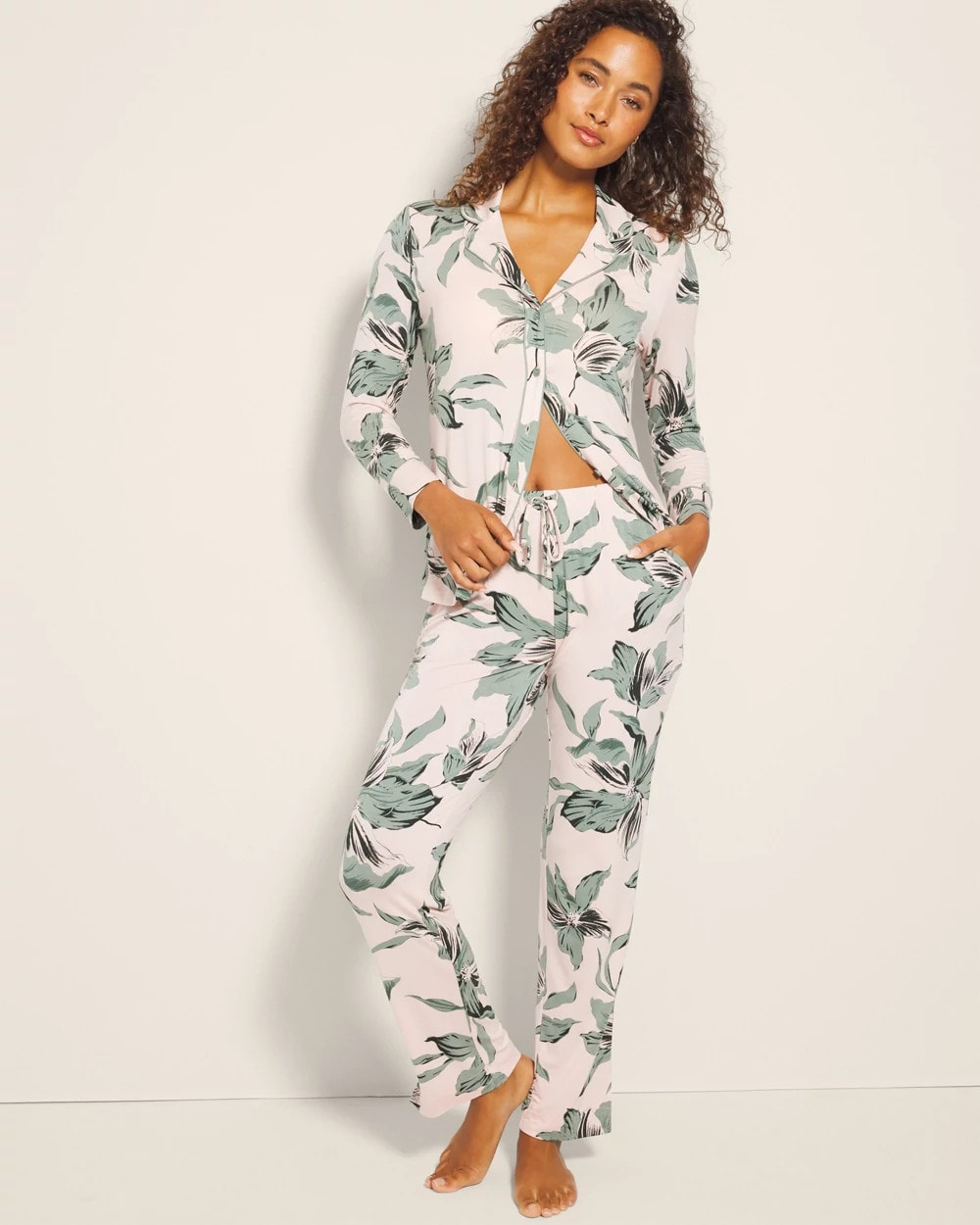 BLOOM BREEZE G SEPIA ROSE - Ankle Pajama Pants | Soma