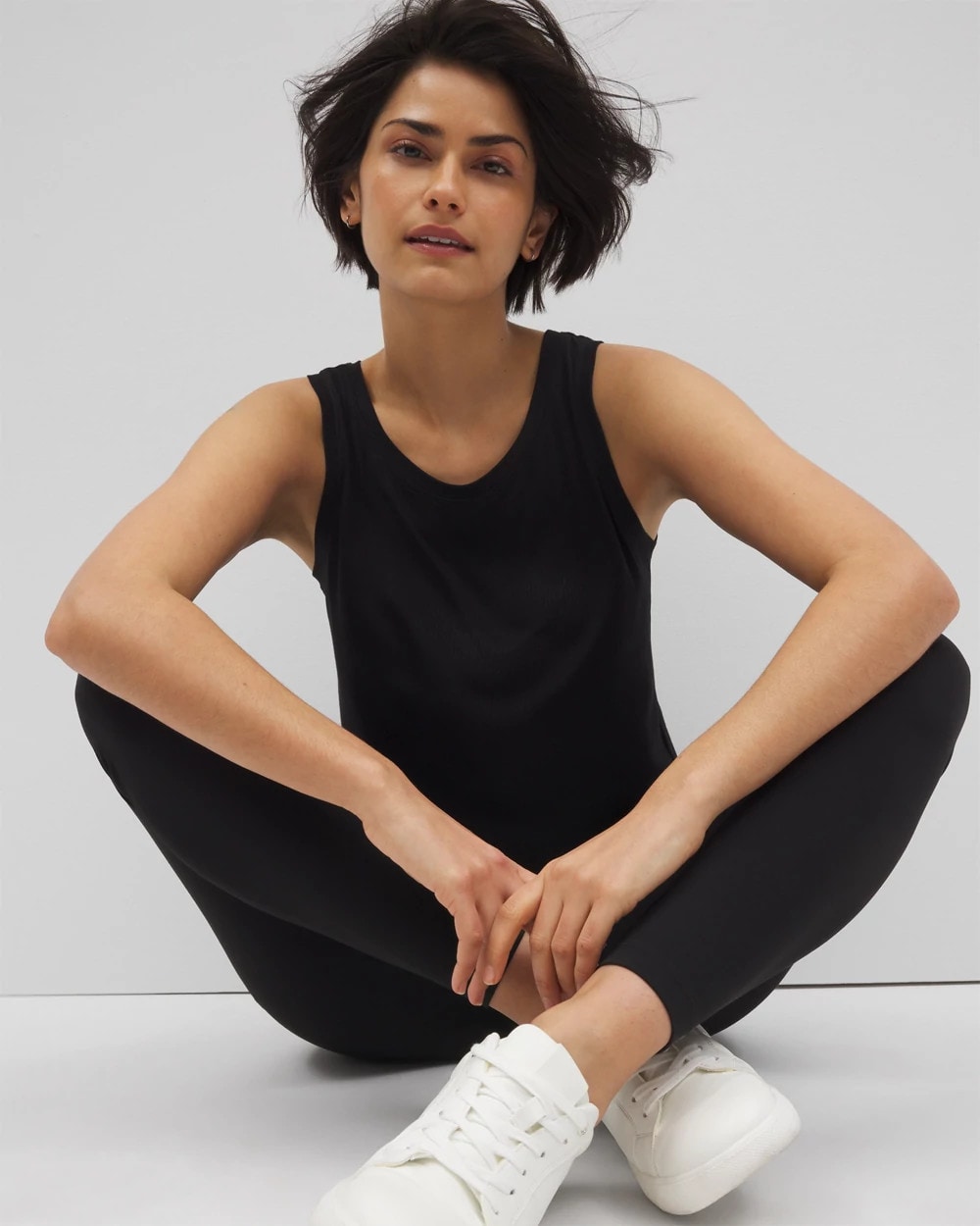 BLACK - Rib Knit Tank | Soma