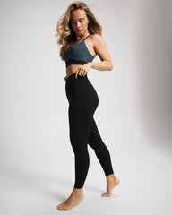PETROL/BLACK - Racerback Yoga Bra | Soma