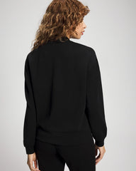 BLACK - Modern Modal Bomber Jacket | Soma