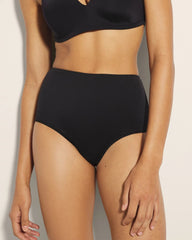 BLACK - High-Waist Cheeky Panty | Soma