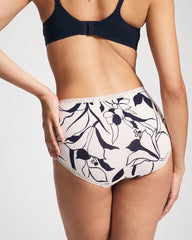 NOUVEAU FLORA MINI CHAMP - Cotton Brief Panty with Lace Trim | Soma