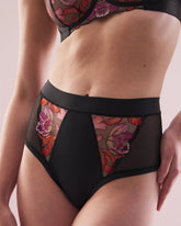 MULTI - Soma's Sexiest High-Waist Cheeky Brief Panty with Embroidery | Soma