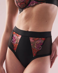 MULTI - Soma's Sexiest High-Waist Cheeky Brief Panty with Embroidery | Soma