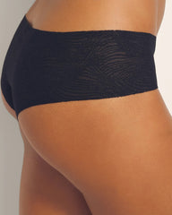 BLACK - Cheeky Hipster Panty with Lace | Soma