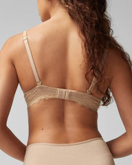 WARM AMBER - Embraceable Demi Bra with Lace Trim | Soma