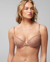WARM SIENNA - Push-Up Front-Close Bra with Lace | Soma