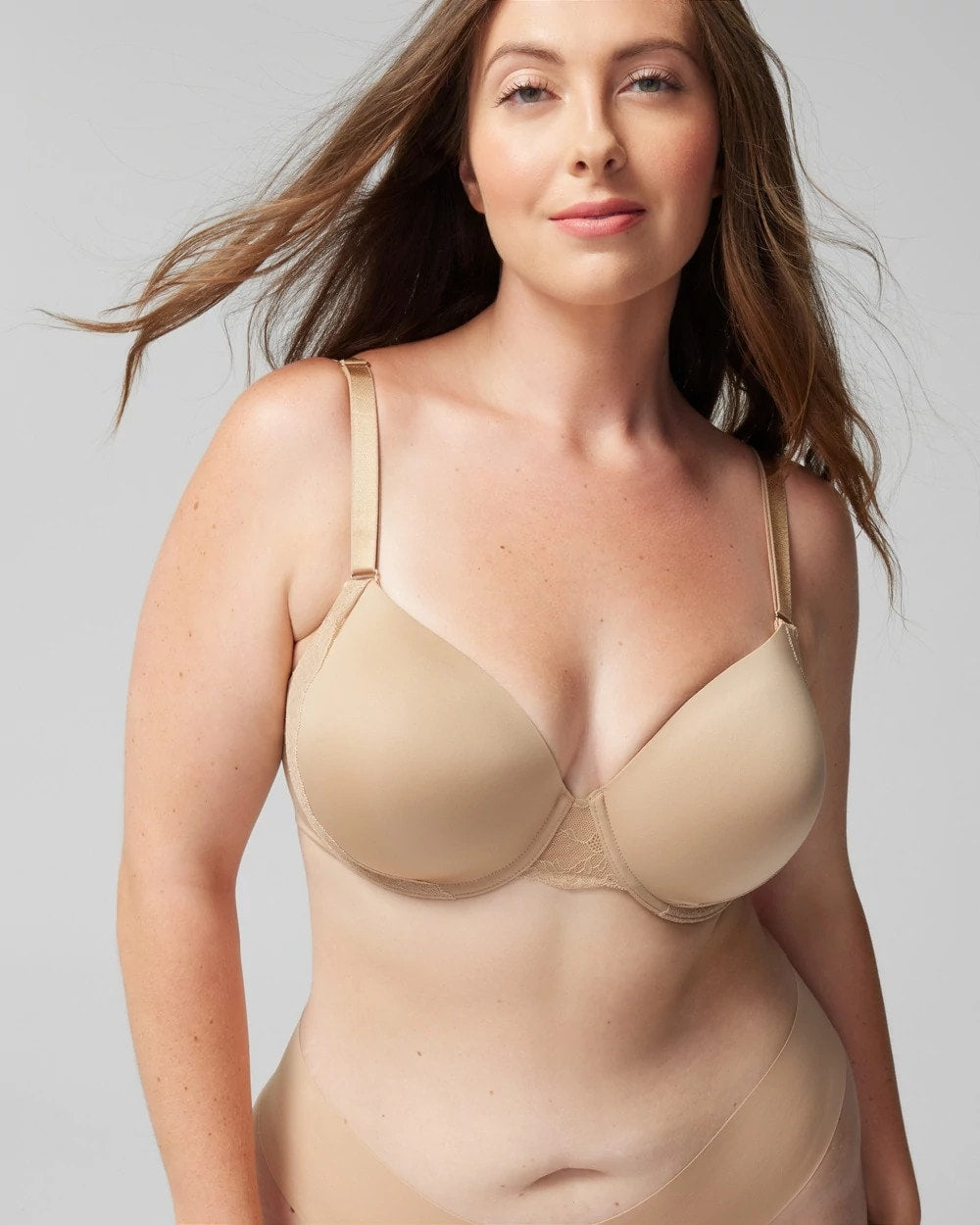 WARM AMBER - Perfect Coverage Bra with Lace Trim | Soma