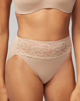 WARM AMBER - High-Leg Panty with Lace | Soma