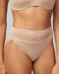 WARM AMBER - High-Leg Panty with Lace | Soma