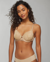 WARM AMBER - Perfect Coverage Bra with Lace | Soma