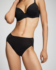BLACK - Lace Back High-Leg Panty | Soma