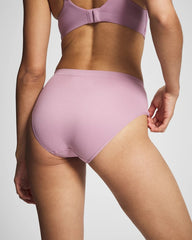 LILAC WINE - Seamless Rib High-Leg Panty | Soma