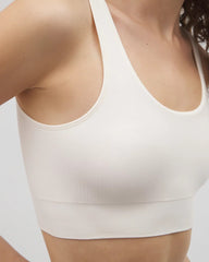 IVORY - Seamless Rib Bralette | Soma