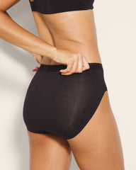 BLACK - Cotton High-Leg Panty | Soma