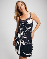 NOUVEAU FLORA NAVY - Lace Chemise | Soma
