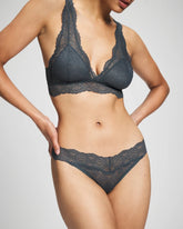 PETROL - Embraceable Thong Panty with Crochet Lace | Soma