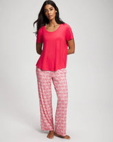 TRUE LOVE HEARTS DESIRE - Short Sleeve + Pant Pajama Set | Soma