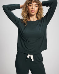 GREEN JOLIE - Long-Sleeve Pajama Top | Soma