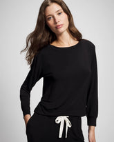 BLACK - Long-Sleeve Pajama Top | Soma