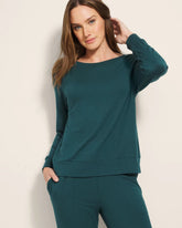 DEEP TEAL - Long-Sleeve Pajama Top | Soma