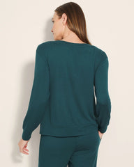 DEEP TEAL - Long-Sleeve Pajama Top | Soma