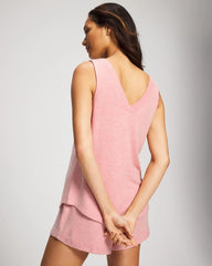 CAMEO PINK/DUSTY ROSE - V-Neck Pajama Tank | Soma