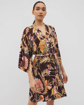 PARROT-DISO PLUME G PLUM - Short Robe | Soma