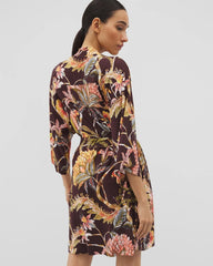 PARROT-DISO PLUME G PLUM - Short Robe | Soma