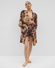 PARROT-DISO PLUME G PLUM - Short Robe | Soma