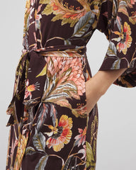 PARROT-DISO PLUME G PLUM - Short Robe | Soma