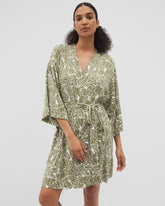 PALMTASTIC VETIVER/CHAMP - Short Robe | Soma