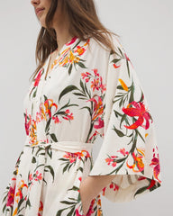 LE TIGRE FLORA CHAMPAGNE - Short Robe | Soma