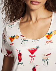 MERRY MIXES CHAMP - Short Sleeve Scoop Neck Sleepshirt | Soma