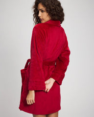 PAINT THE TOWN RED - Plush Short Robe | Soma