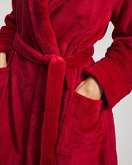 PAINT THE TOWN RED - Plush Short Robe | Soma