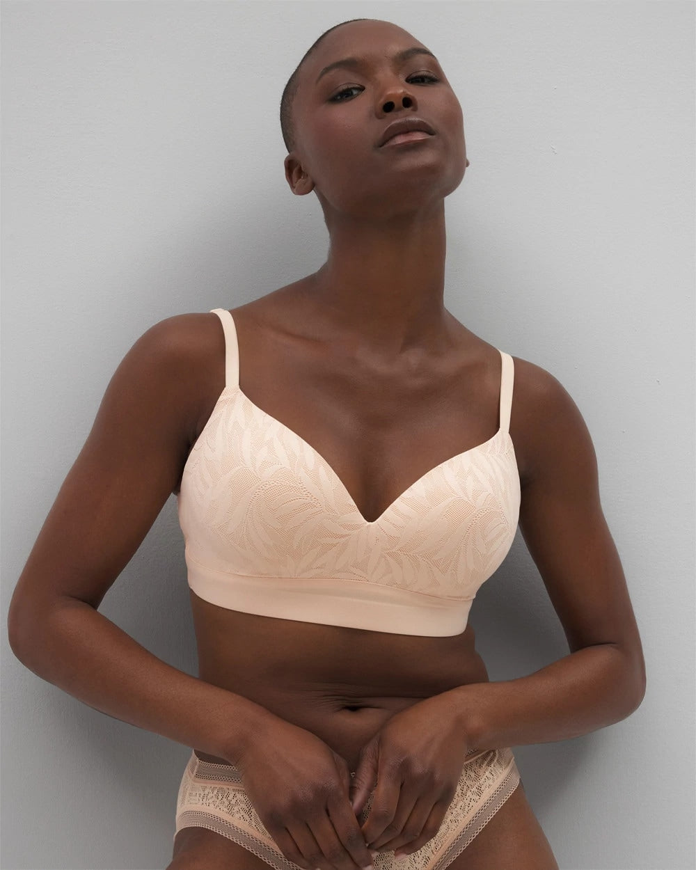 PEACH PARFAIT - Wireless Bra with Lace | Soma