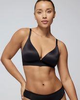BLACK - Luxe Plunge Bralette | Soma