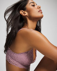 LILAC WINE/LILAC ASH CD - Corded Lace Bralette | Soma