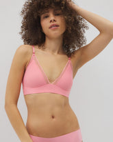 PINK GUAVA - Geo Lace Trim Bralette | Soma