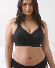 BLACK - Wireless Unlined Full Coverage Bra | Soma