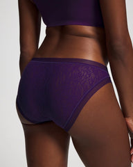 MAJESTIC PURPLE - Soma Bikini Panty with Stretch Lace | Soma