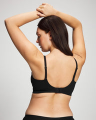 BLACK - Rib Adjustable Bralette | Soma