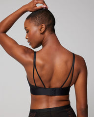 BLACK - Triangle Bralette with Lace | Soma