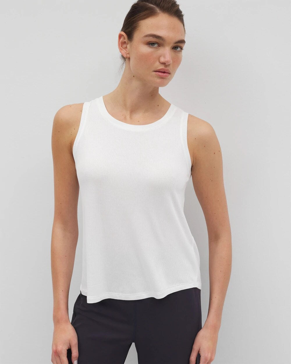 OPTIC WHITE - Rib Knit Tank | Soma