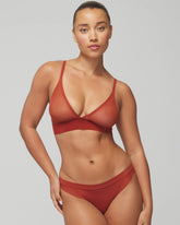 SIERRA REDWOOD - Triangle Mesh Bralette | Soma