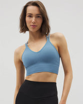 BLUE HEAVEN - Longline Bra with Strappy Back | Soma