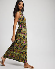 PALMY PATTERNS NAVY - Goddess Maxi Bra Dress | Soma